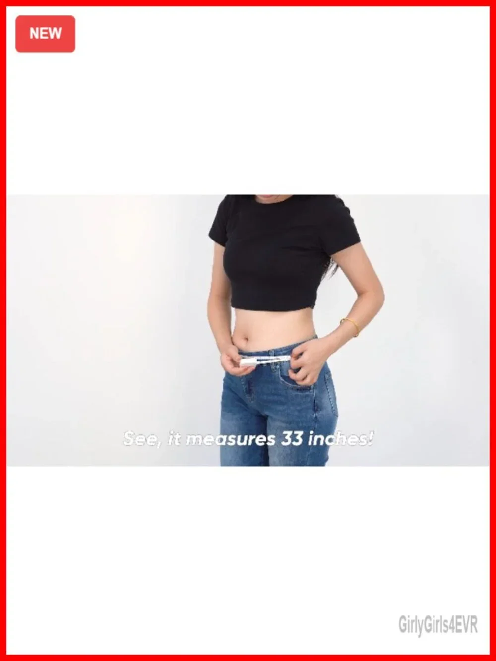 Stretchy Waist Belt with Gold Buckle for Women Skinny Elastic Belt